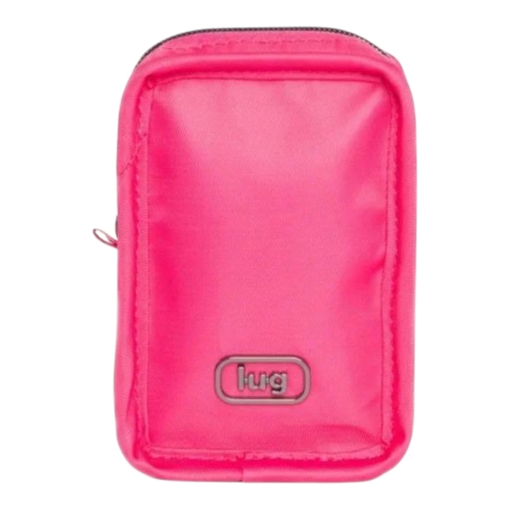 Lug NWT Drizzle Mini Zip Storage Pouch in Powerful Pink